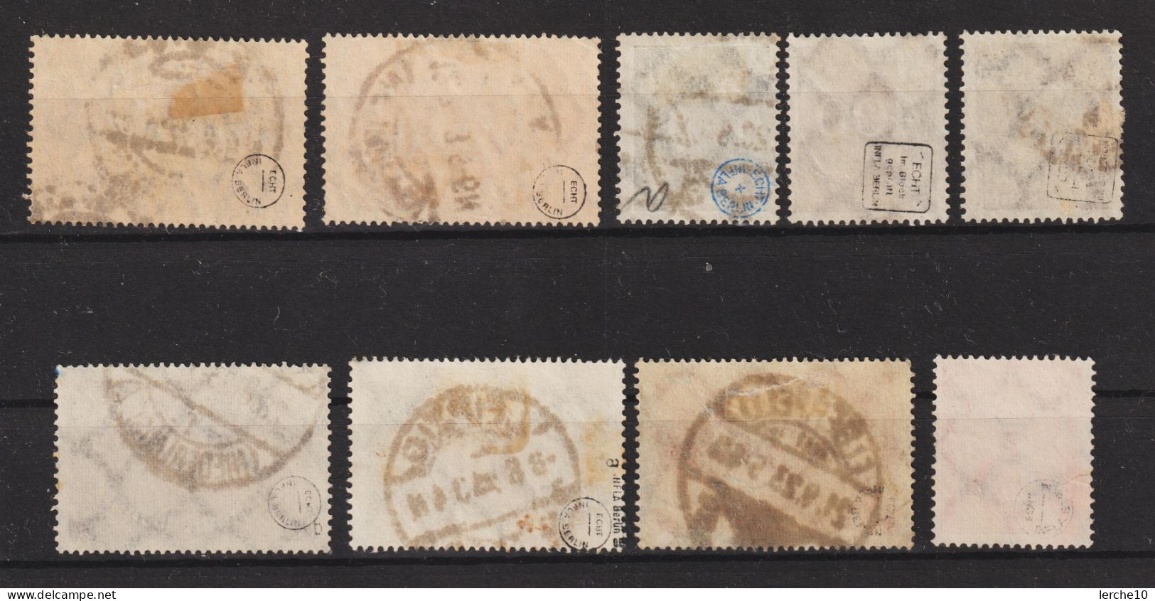 MiNr. 219, 223, 243, 254, 256, 257, 271, 277, 281  Gestempelt, Geprüft  (0721) - Used Stamps