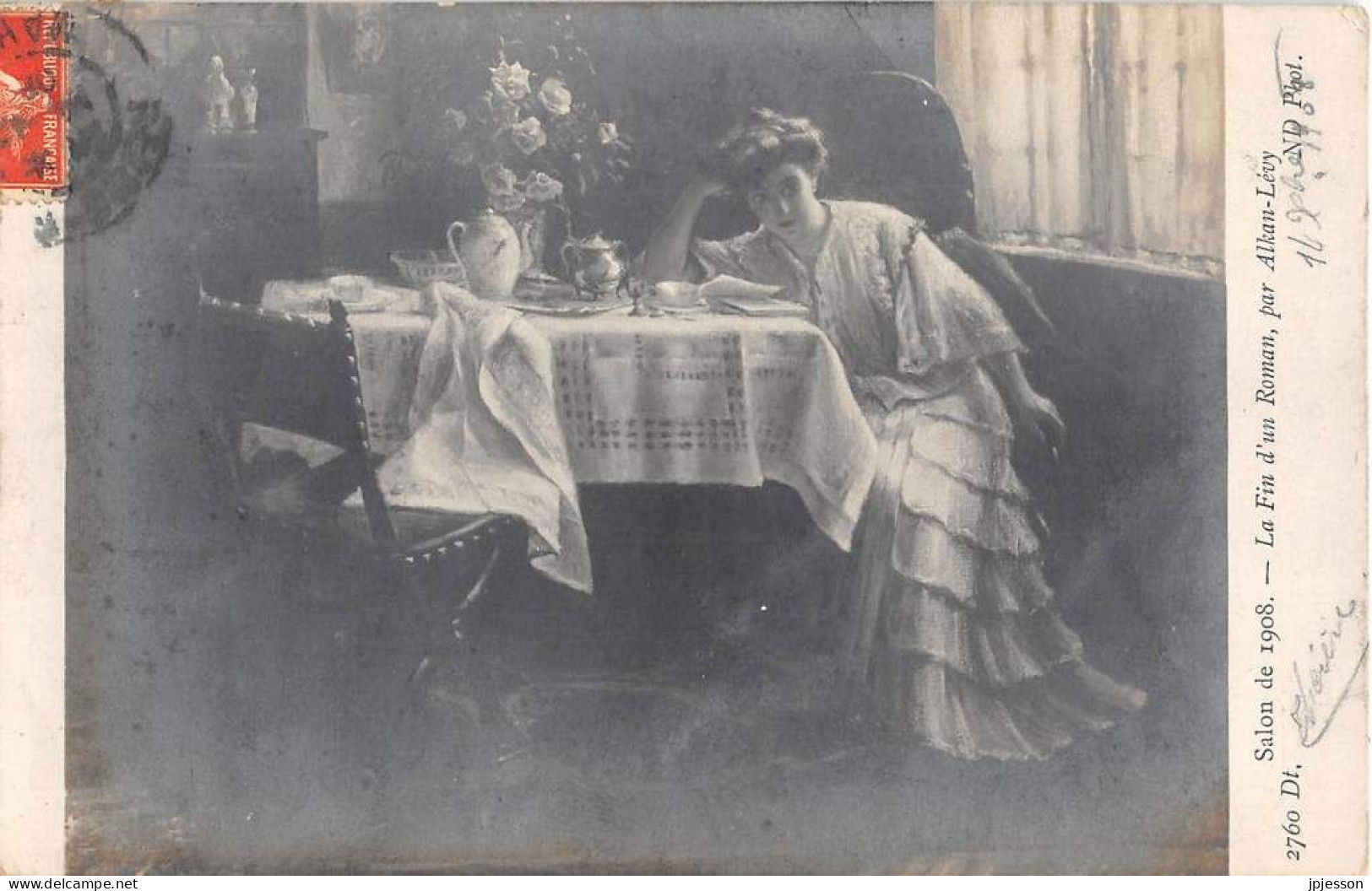 ILLUSTRATEUR - ALKAN-LEVY - "LA FIN D'UN ROMAN" - SALON 1908 - Altri & Non Classificati