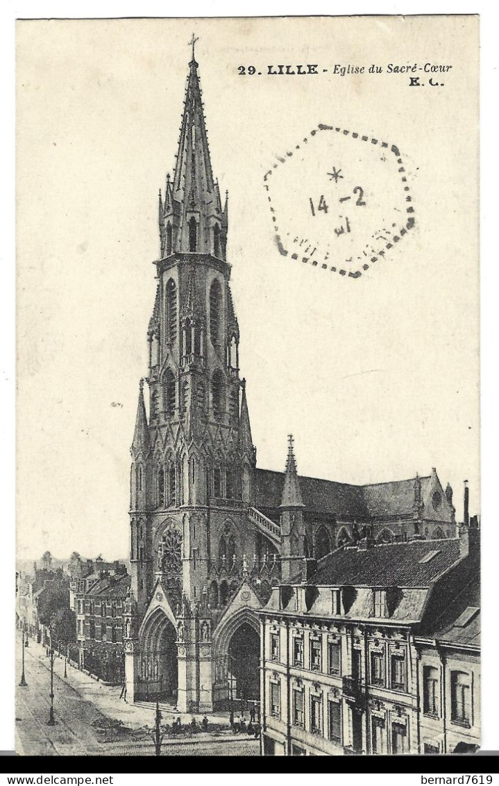 59 Lille -  Eglise Du Sacre Coeur - Lille