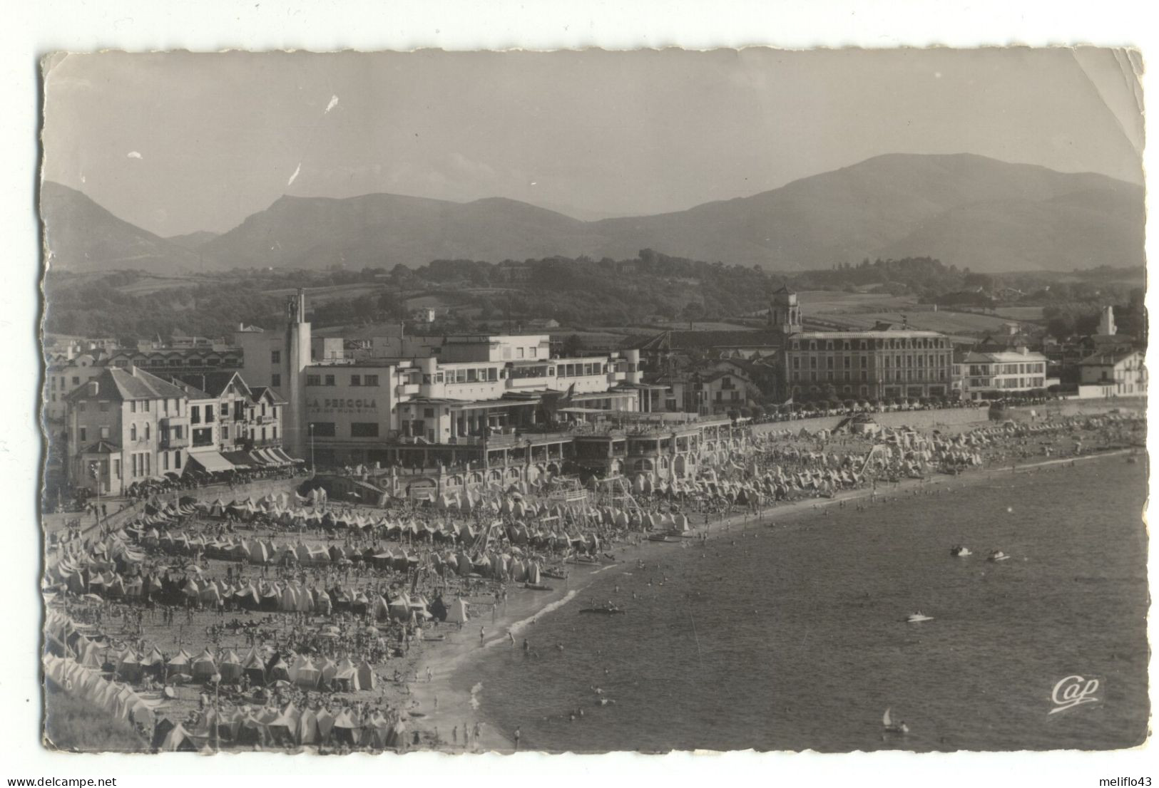 64/ CPSM - Saint Jean De Luz - Vue Générale De La Plage - Saint Jean De Luz