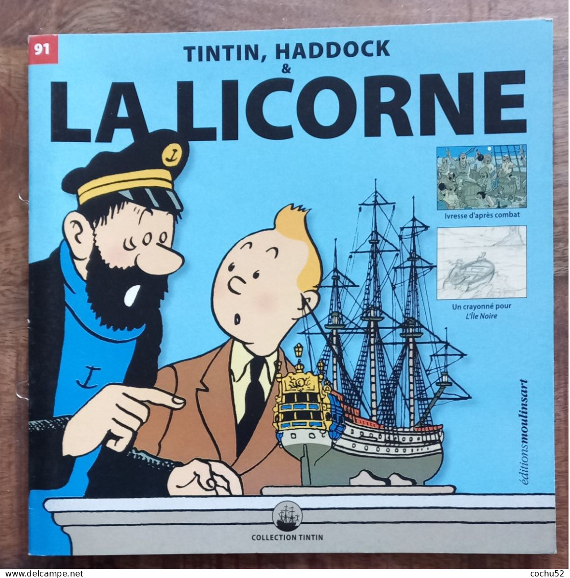 Tintin, Haddock & La Licorne, N° 91 – Editions Moulinsart, 2013 (L’univers Maritime D’Hergé) - Autres & Non Classés
