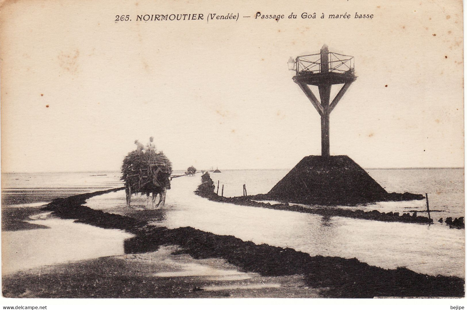 85 NOIRMOUTIER Passage Du Gois A Marée Basse - Noirmoutier