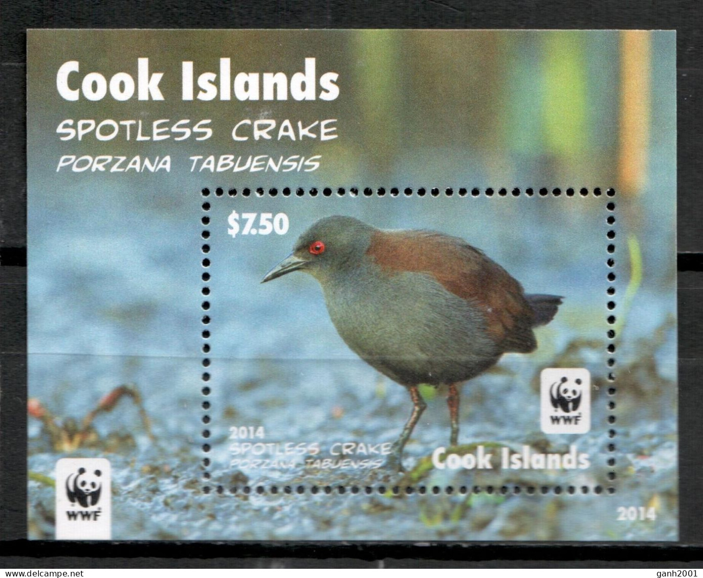 Cook Islands 2014 / Birds WWF MNH Vögel Aves Uccelli Oiseaux / Cu20332  8-3 - Other & Unclassified