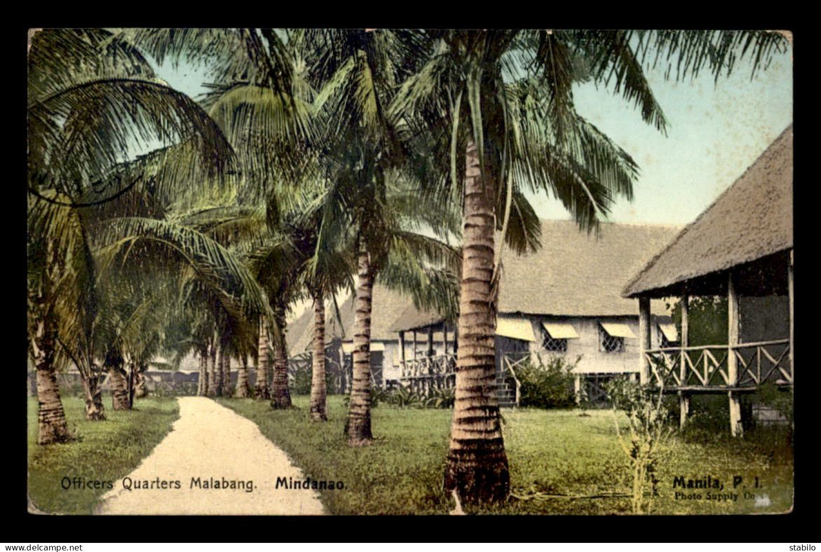 PHILIPPINES - MINDANAO - OFFICERS QUARTERS MALABANG - Philippines