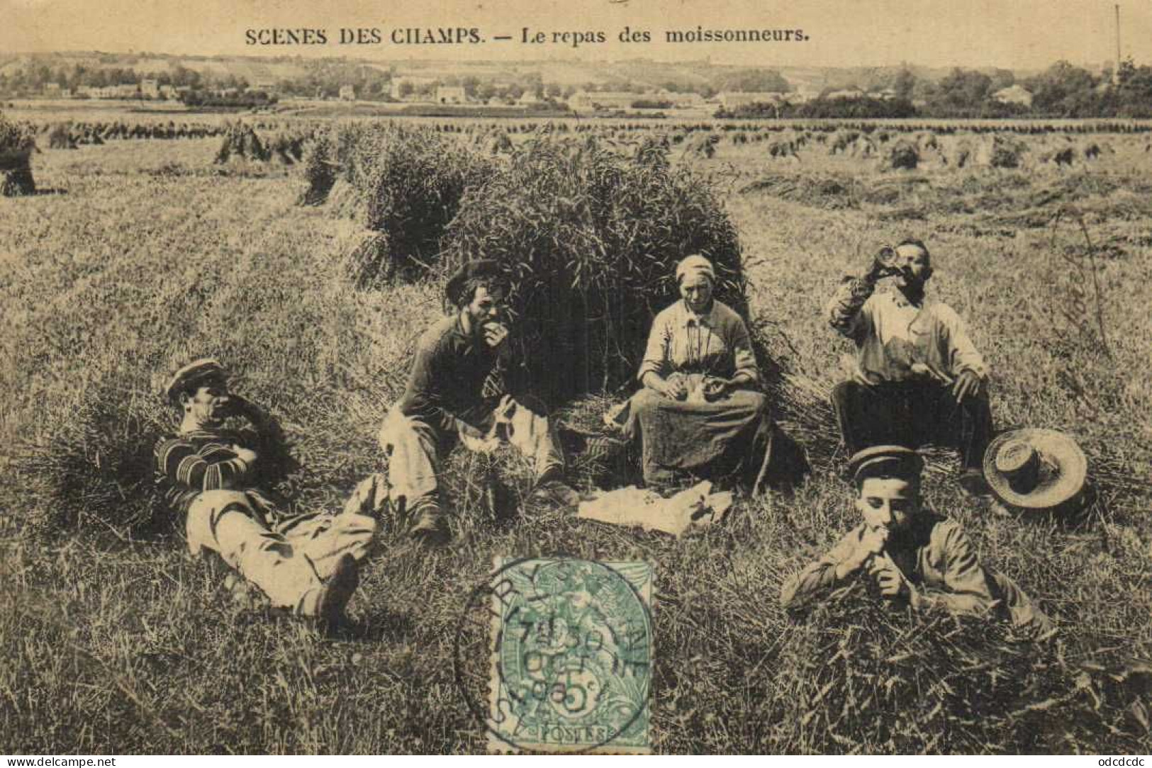 SCENES DES CHAMPS  Le Repas Des Moissonneurs RV - Landwirtschaftl. Anbau