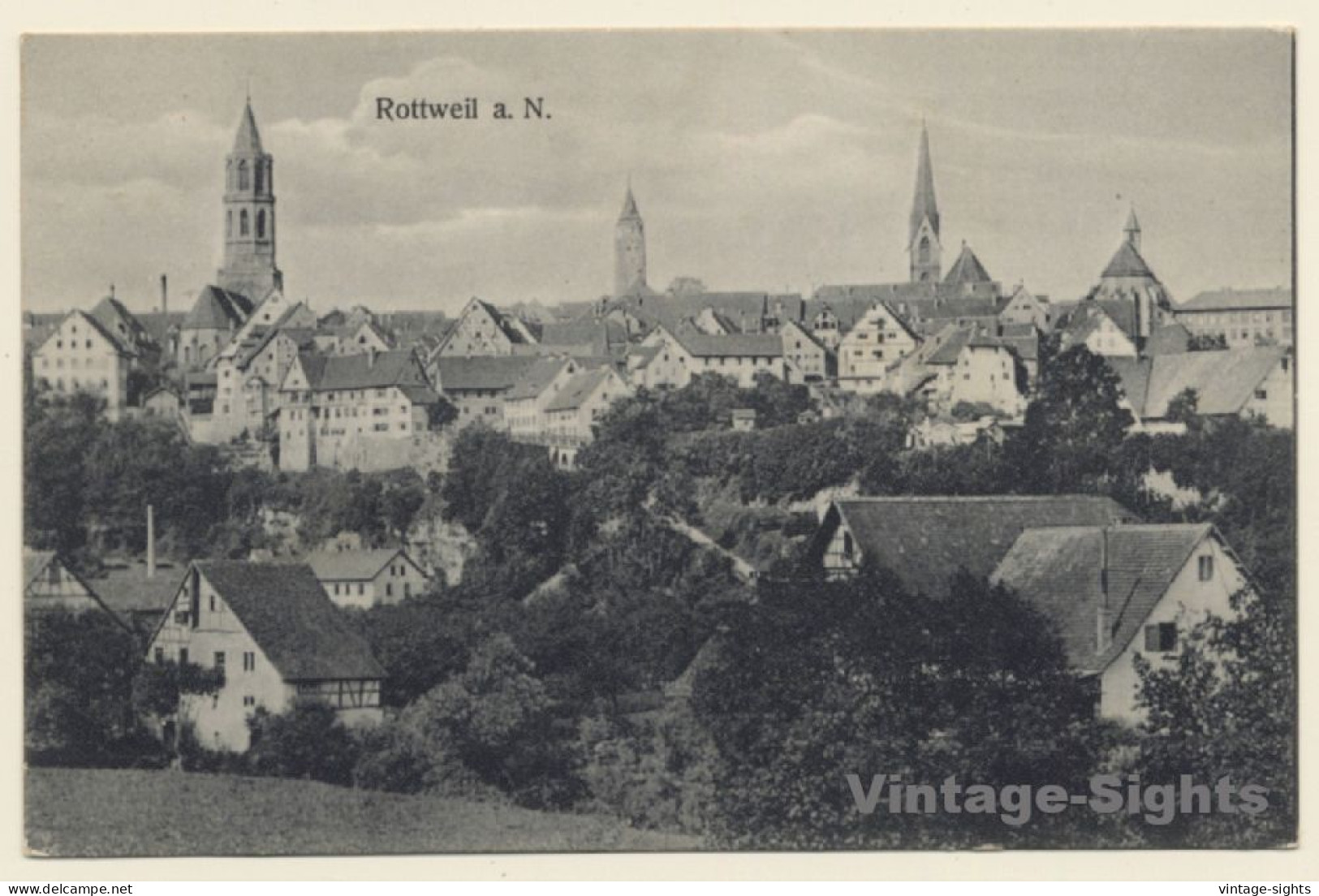 Rottweil / Germany: Total View (Vintage PC 1917) - Rottweil