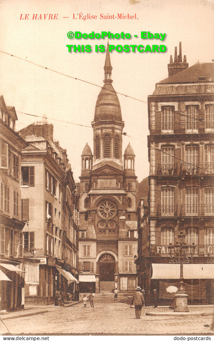 R418278 Le Havre. L Eglise Saint Michel. Postcard - Mundo