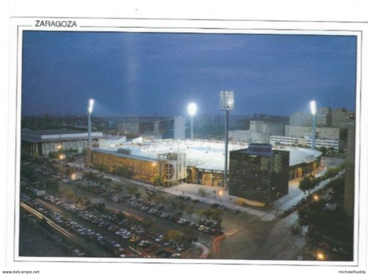 SPAIN STADIUM  POSTCARD   ZARAGOZA  CAMPODE FUTBAL LA ROMAREDA - Stades