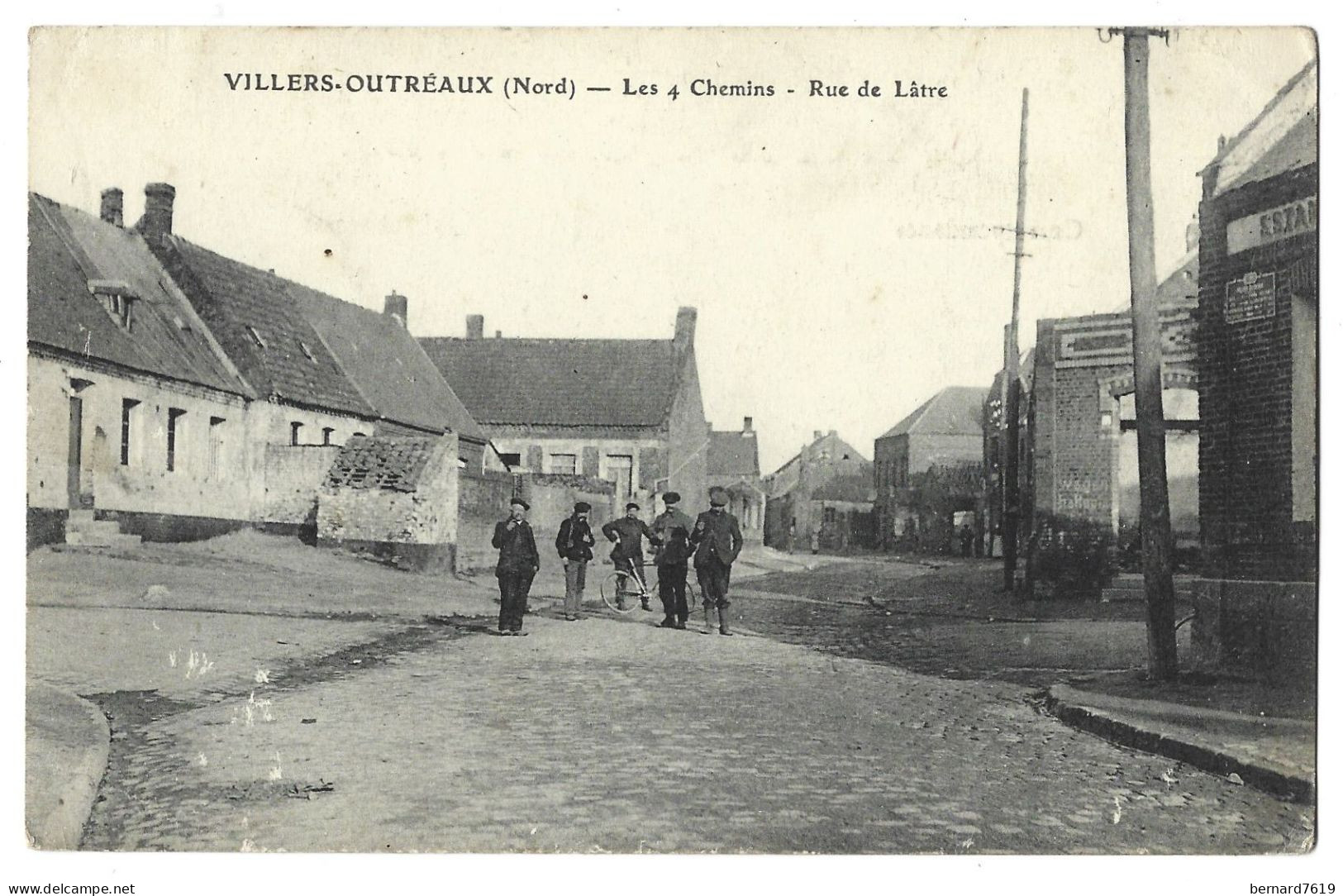 59  Villers Outreaux - Les 4 Chemins - Rue De Latre - Autres & Non Classés