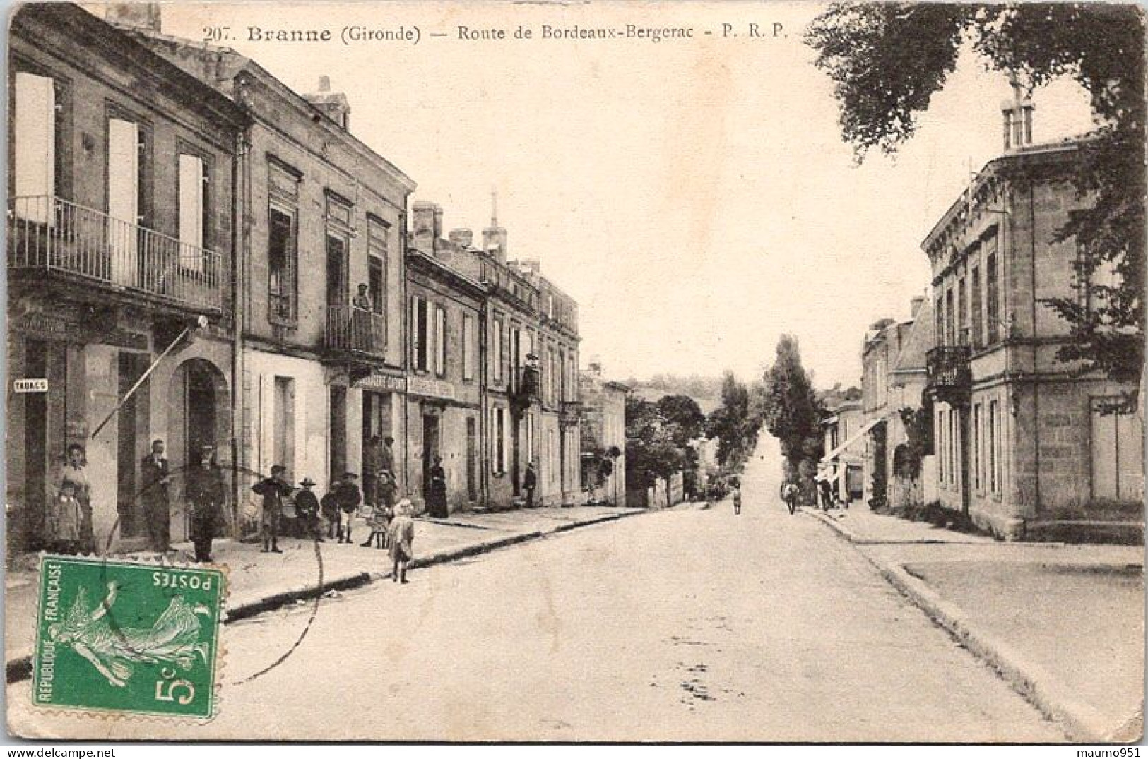 33 BRANNE - Route De Bordeaux Bergerac - Autres & Non Classés