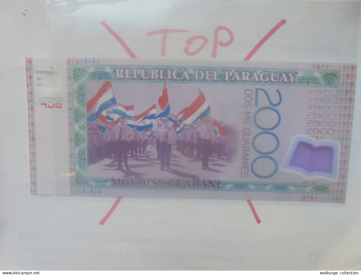 PARAGUAY 2000 GUARANIES 2008 Neuf (B.33) - Paraguay