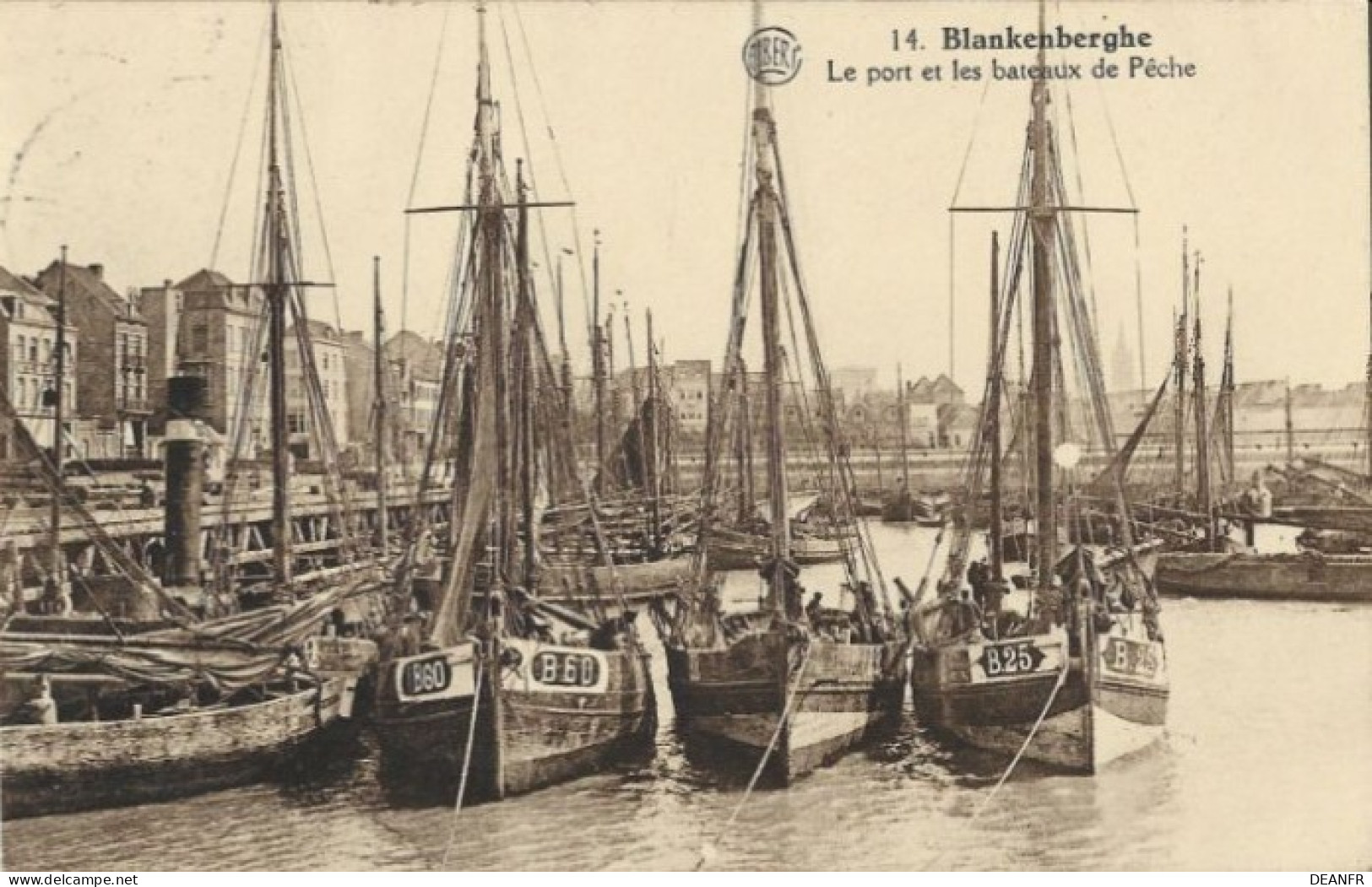 BLANKENBERGHE : Le Port Et Les Bateaux De Pêche. - Blankenberge