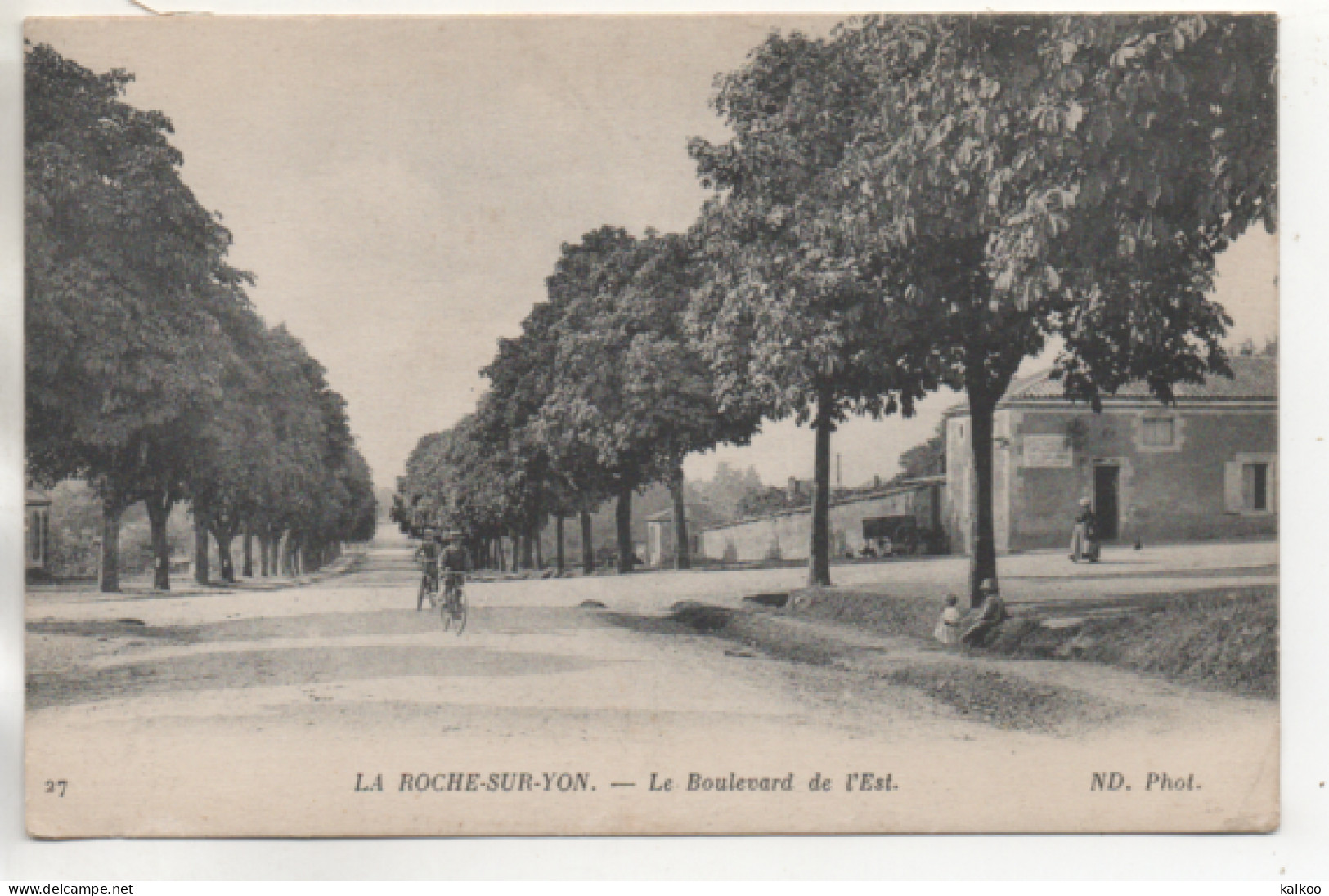 CPA ( La Roche Sur Yon - Le Boulevard De L'Est ) - La Roche Sur Yon