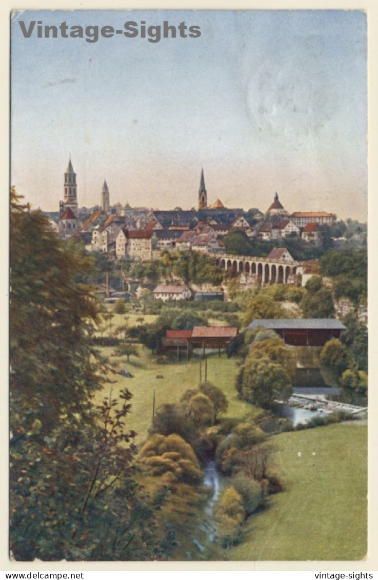 Rottweil / Germany: Total View - Hochbrückthorstrasse (Vintage PC 1917) - Rottweil