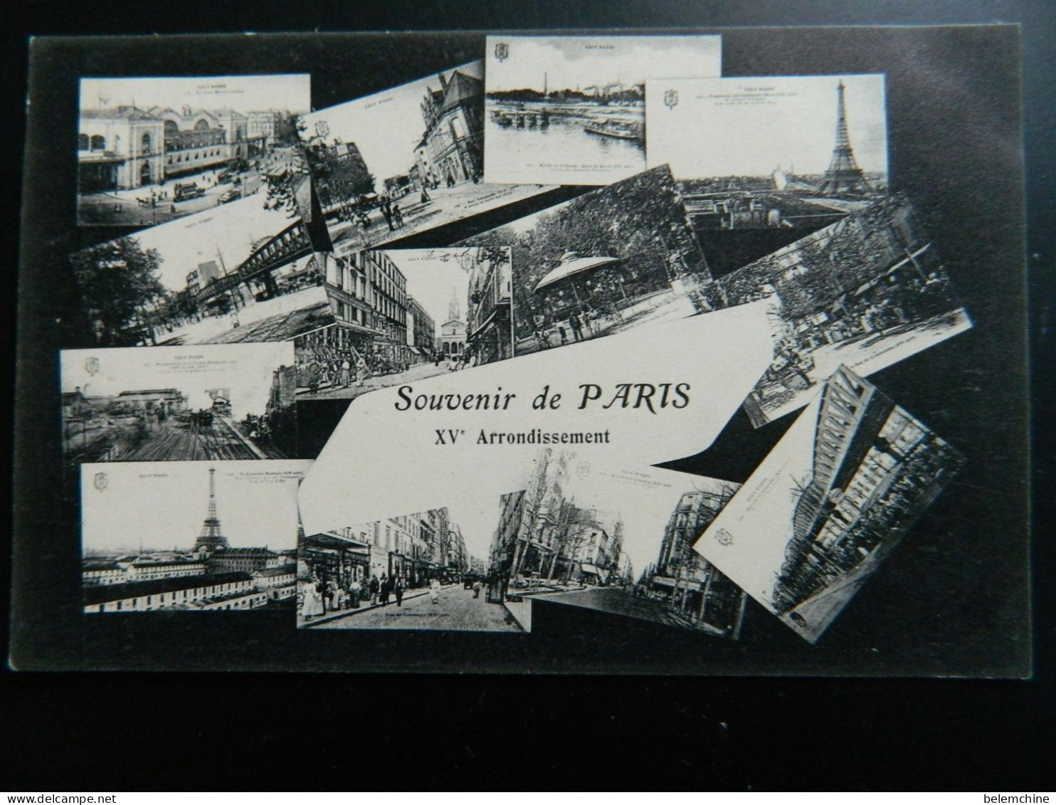 SOUVENIR DE PARIS                                 MULTIVUES DU  XV ème ARRONDISSEMENT - Arrondissement: 15