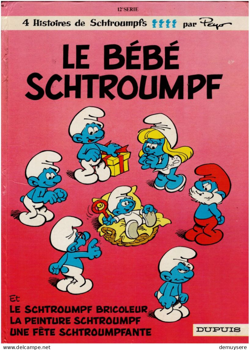 BOEK 008 - LE BEBE SCHTROUMPF 1984 - Schtroumpfs, Les