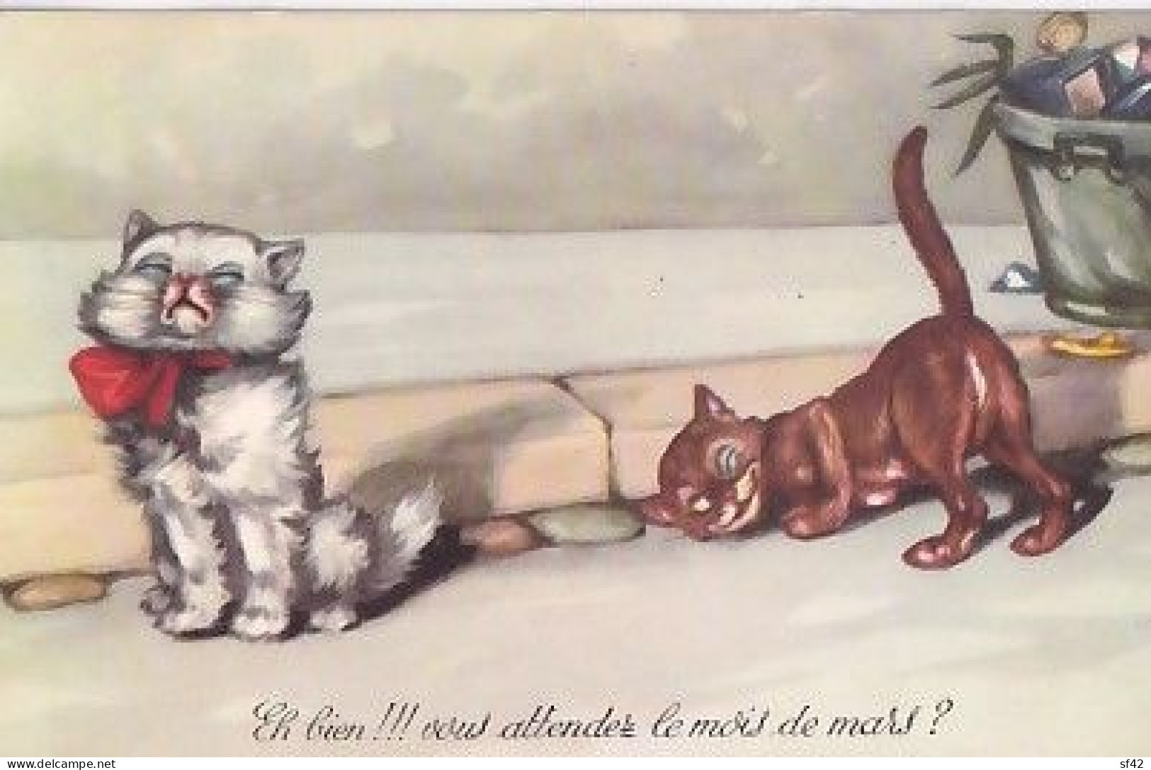 EH BIEN     VOUS ATTENDEZ LE MOIS DE MARS - Chats