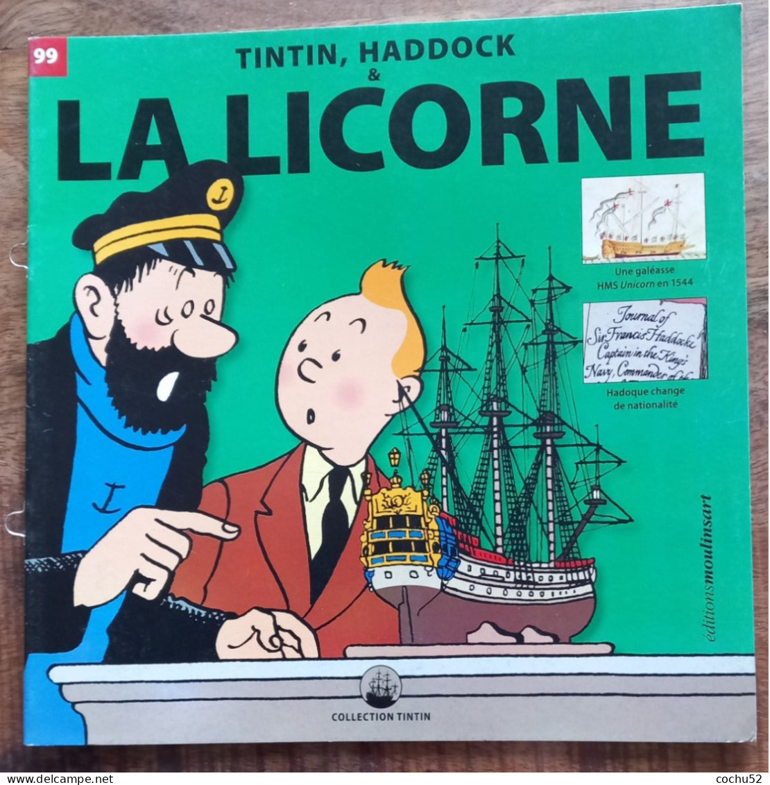 Tintin, Haddock & La Licorne, N° 99 – Editions Moulinsart, 2013 (L’univers Maritime D’Hergé) - Andere & Zonder Classificatie