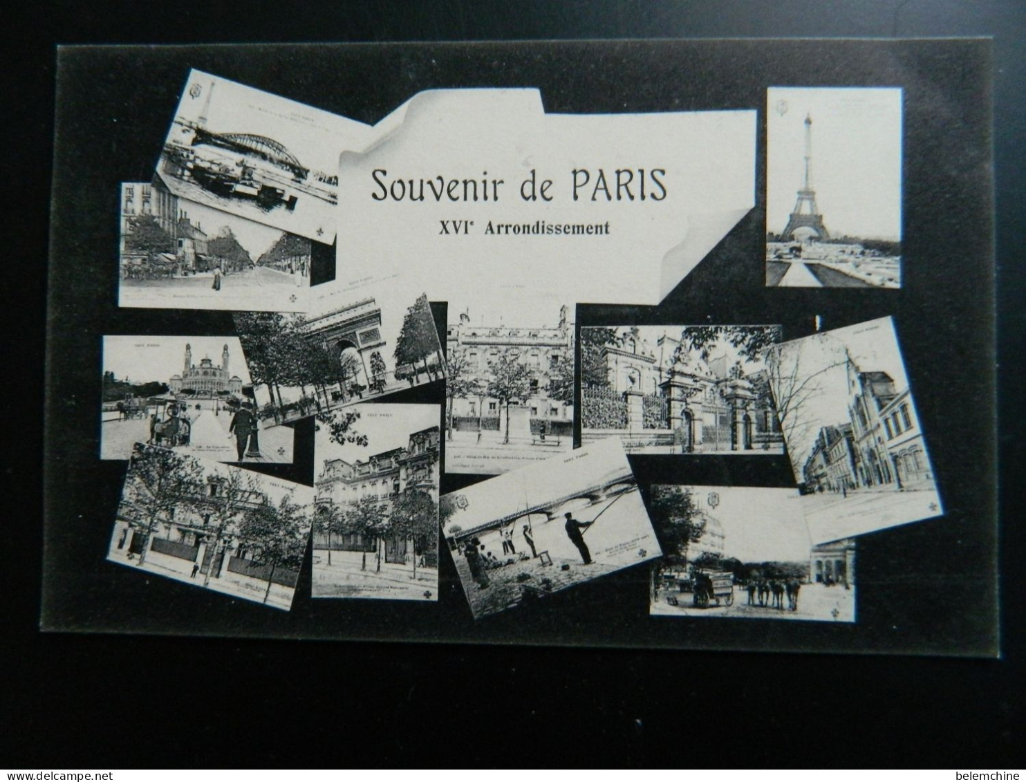 SOUVENIR DE PARIS                                 MULTIVUES DU  XVI ème ARRONDISSEMENT - District 16