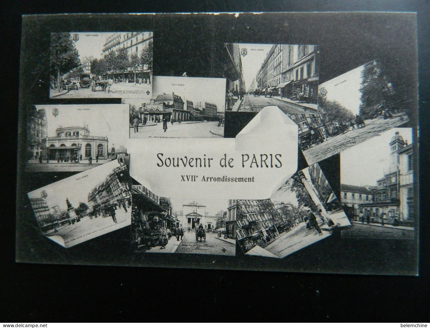 SOUVENIR DE PARIS                                 MULTIVUES DU  XVII ème ARRONDISSEMENT - Paris (17)