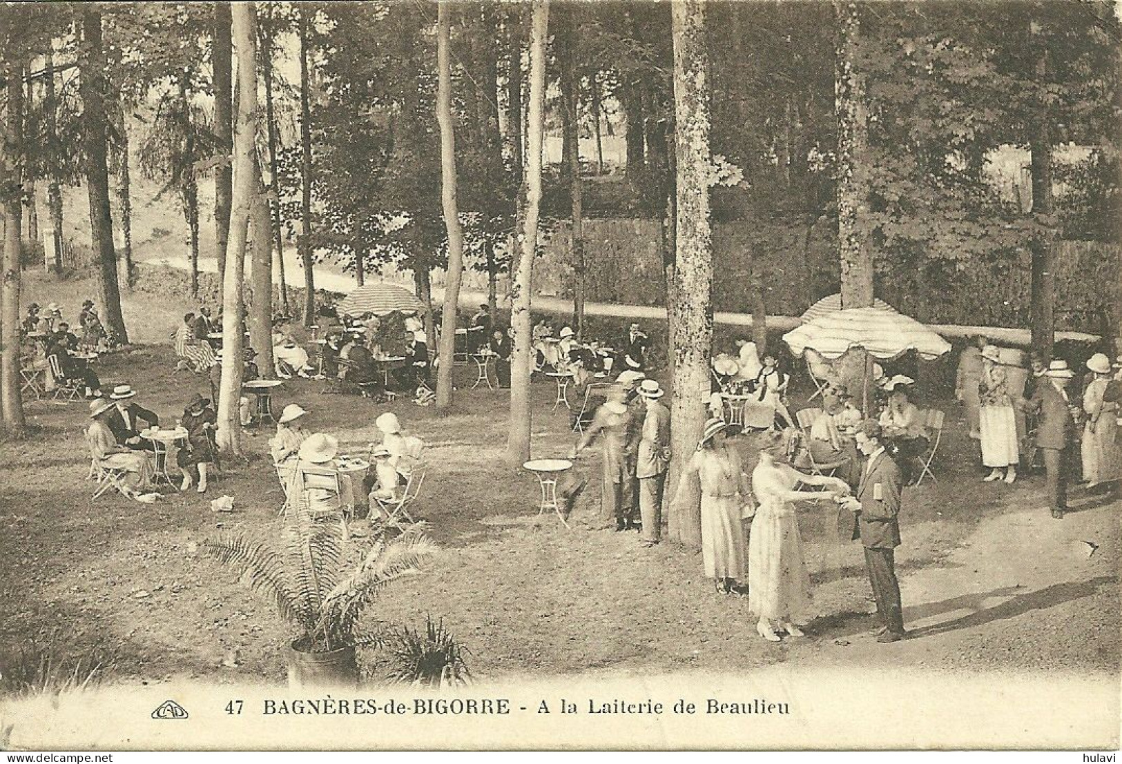 65  BAGNERES DE BIGORRE - A LA LAITERIE DE BEAULIEU (ref 8989) - Bagneres De Bigorre