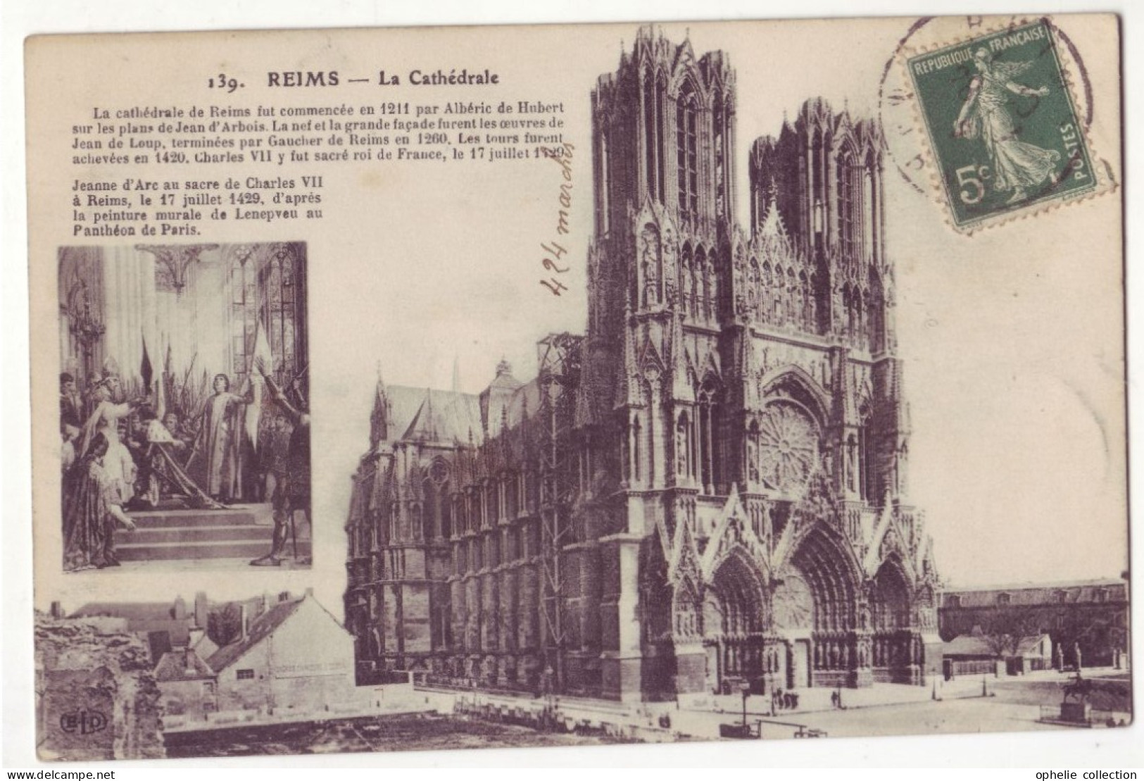 France - 51 - Reims - Histoire De La Cathédrale - 6995 - Reims