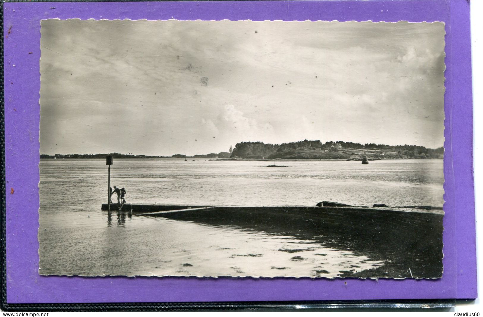 56  .ARRADON   ,  " Ile - Aux  MOINES  " Vue De La Pointe D ' ARRADON  .  .cpsm  9 X 14 . - Arradon