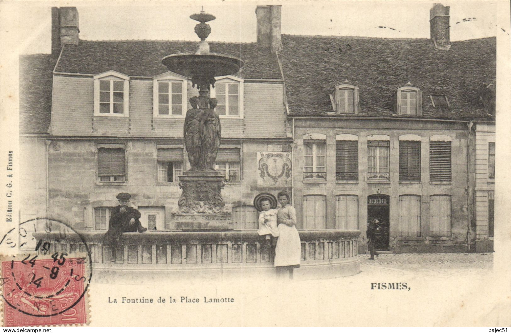 Fismes - La Fontaine De La Place Lamotte - Fismes