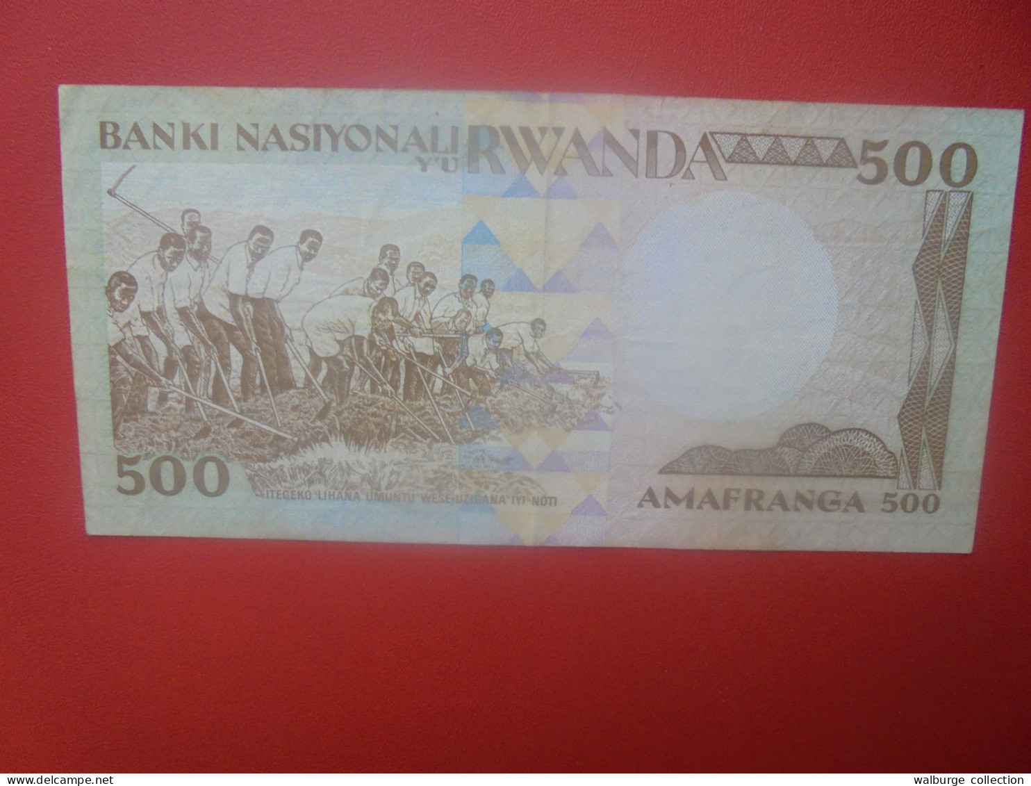 RWANDA 500 Francs 1981 Circuler (B.33) - Ruanda