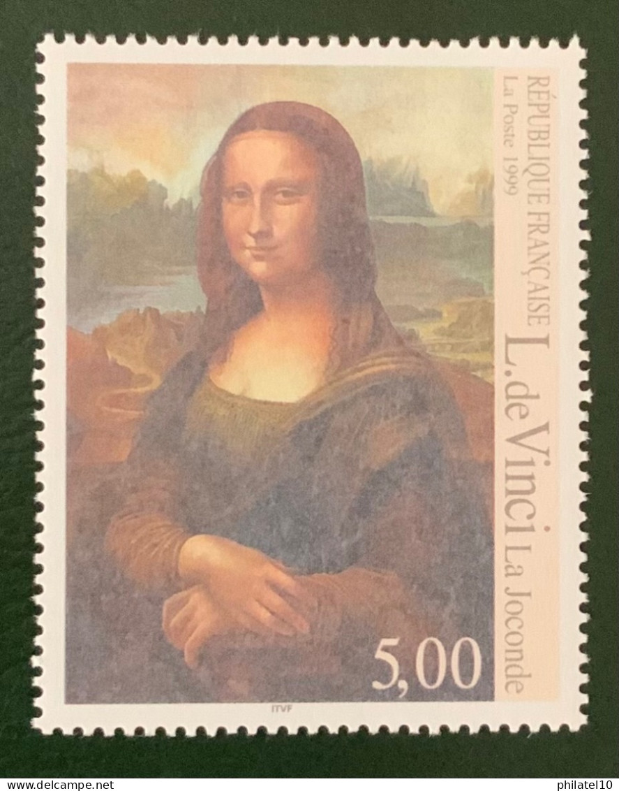 1999 FRANCE N 3235 - LEONARD DE VINCI LA JOCONDE - NEUF** - Unused Stamps