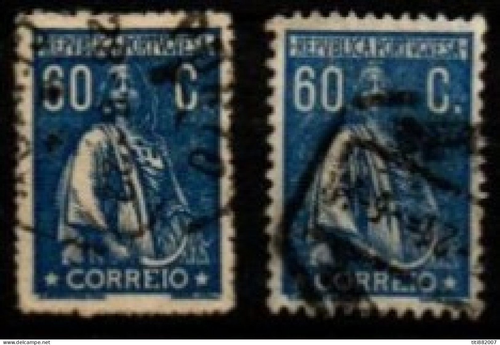 PORTUGAL  -   1917.   Y&T N° 250 Oblitérés.  Cérès - Usati