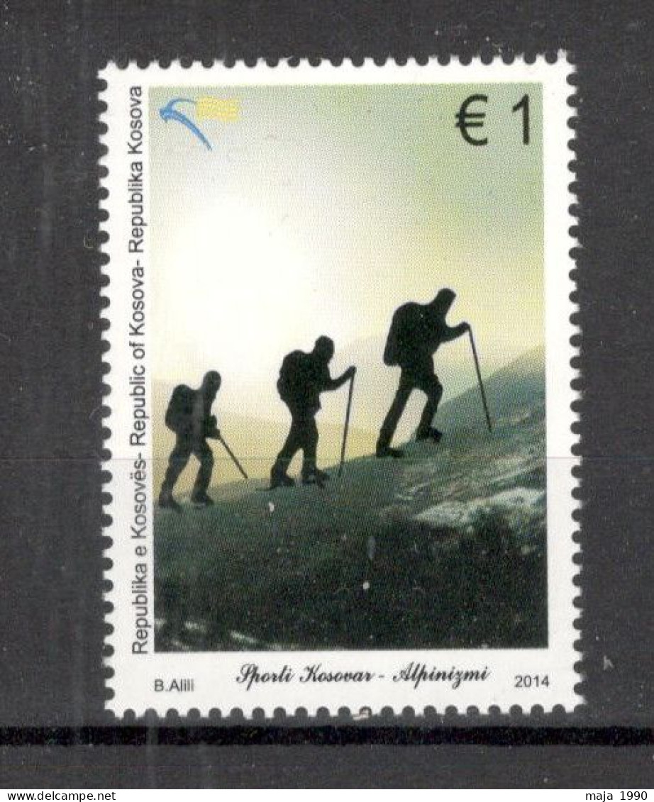 KOSOVO - MNH STAMP - ALPINISM, MOUNTAINEERING - 2014. - Kosovo