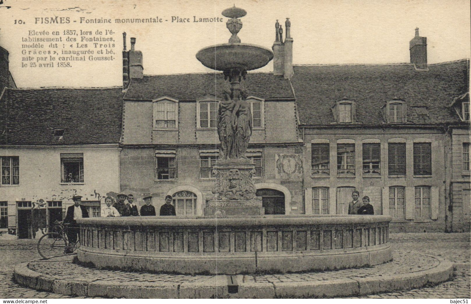 Fismes - Fontaine Munomentale - Place Lamotte - Fismes