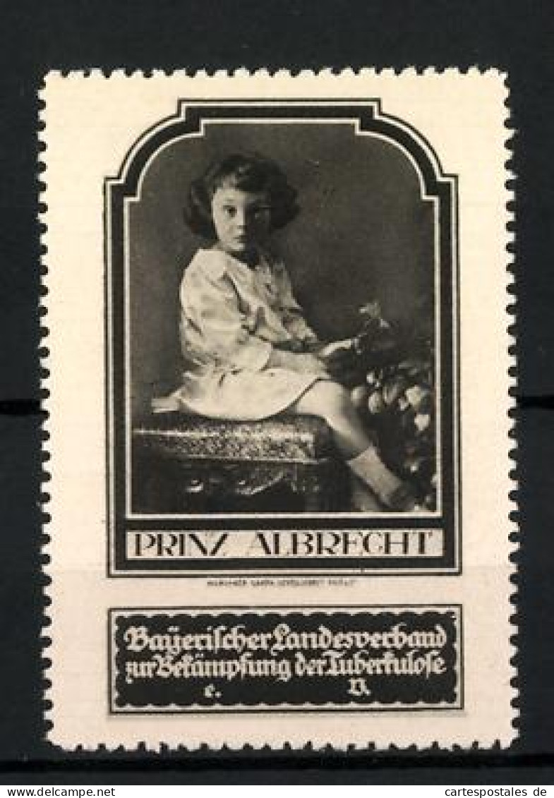 Reklamemarke Prinz Albrecht, Bayerischer Landesverband Zur Bekämpfung Der Tuberkulose  - Vignetten (Erinnophilie)