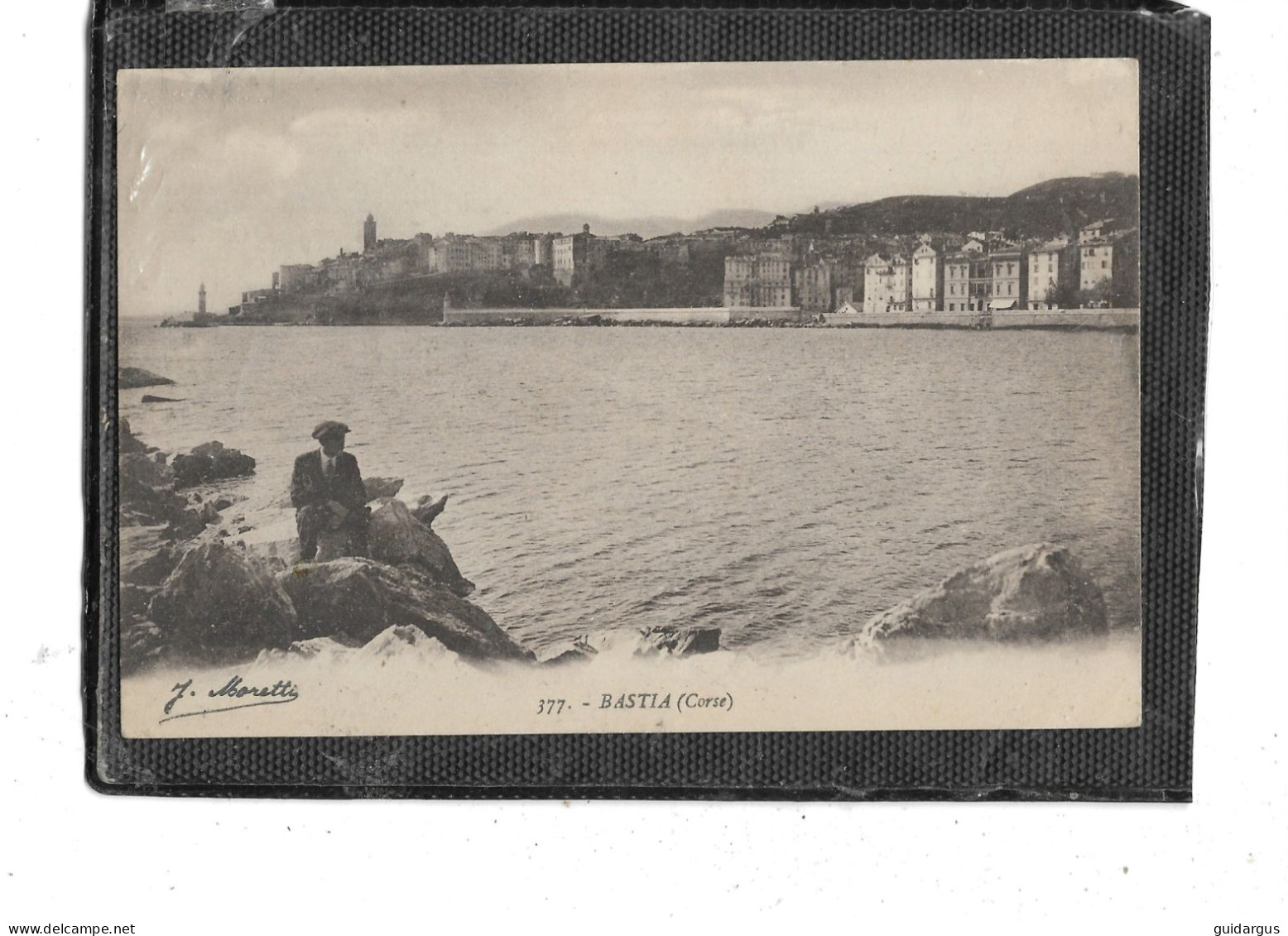 20- BASTIA- Une Vue Animée Panoramique Du Port-Collection .J.Moretti - Bastia