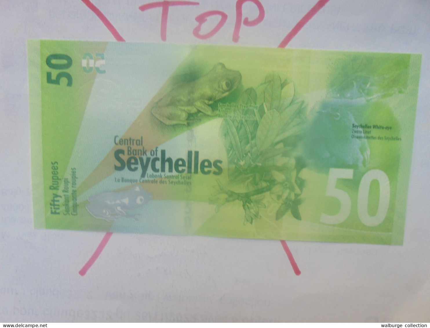 SEYCHELLES 50 Rupees 2016 Neuf (B.33) - Seychelles