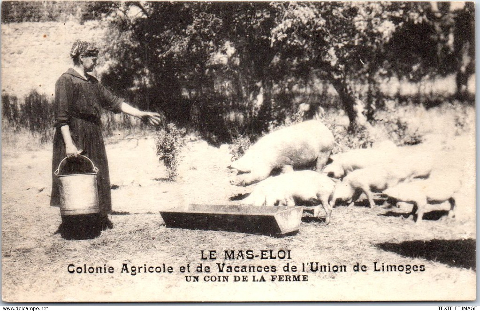 87 LIMOGES -LE MAS ELOI - Un Coin De La Ferme Colonie [rare] - Limoges