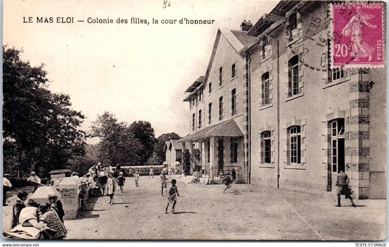 87 LIMOGES -LE MAS ELOI - Colonie Des Filles, Cour D'honneur  - Limoges