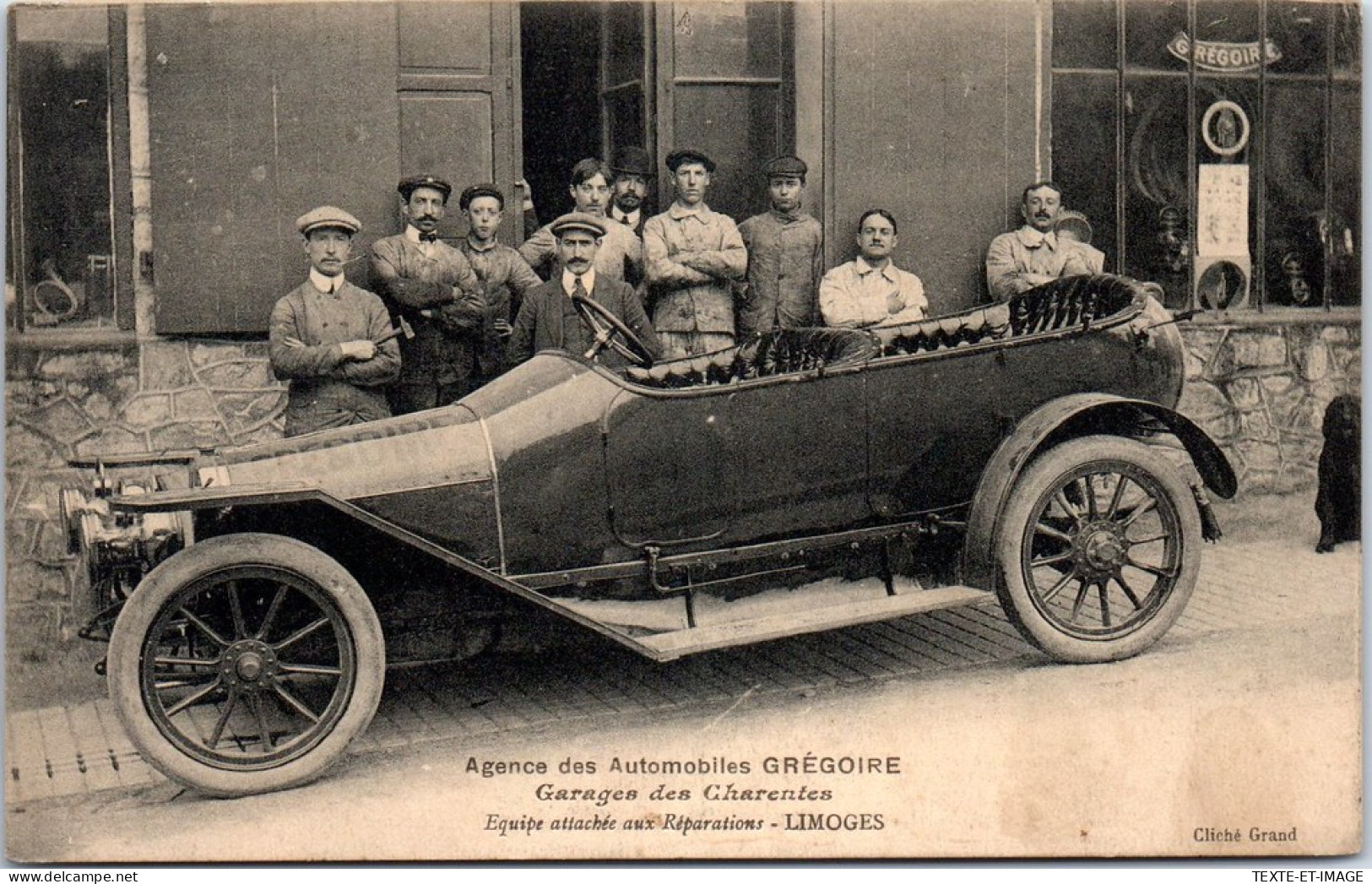 87 LIMOGES - Garage Agence Des Automobiles GREGOIRE [Rare] - Limoges