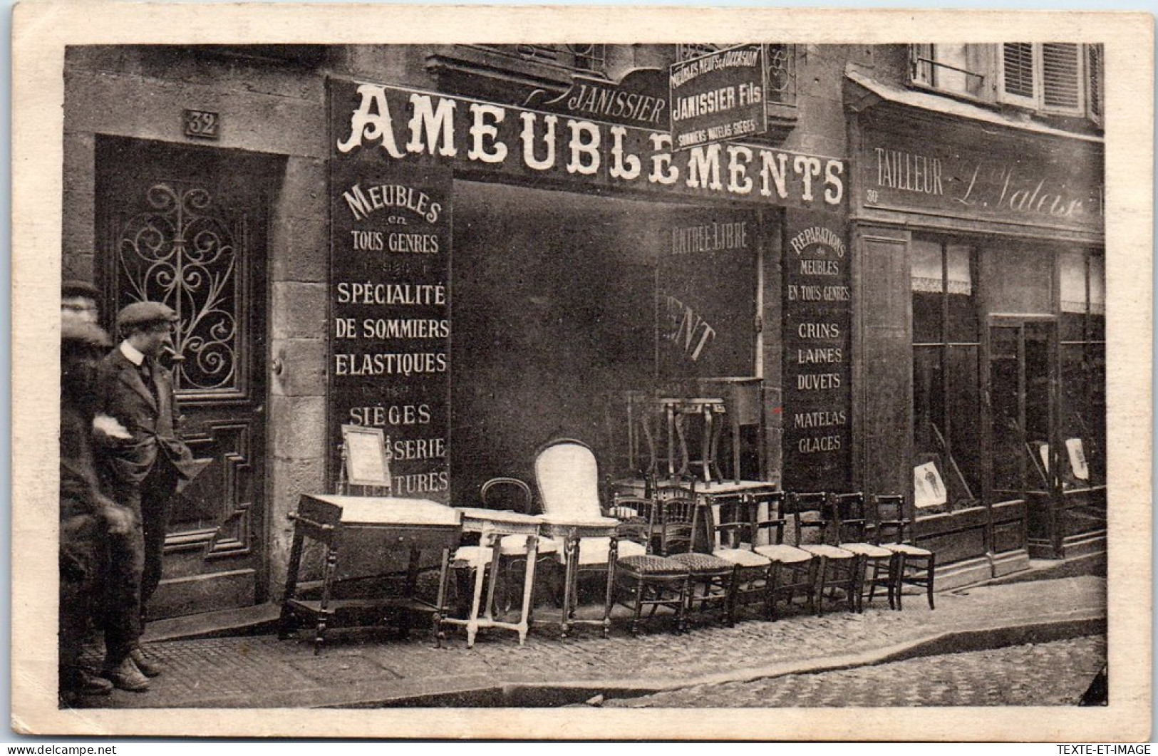 87 LIMOGES - Ameublement Janissier 32 Rue E BERTHE [rare] - Limoges