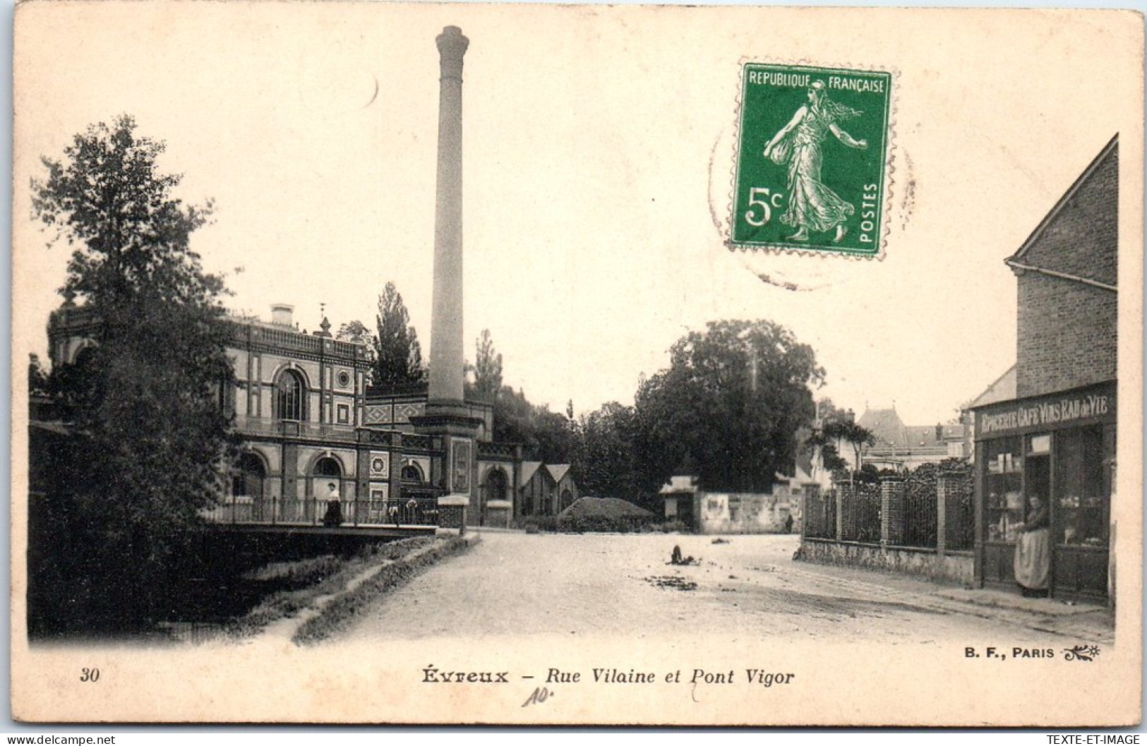 27 EVREUX - Rue Vilaine Et Pont Vigor - Evreux