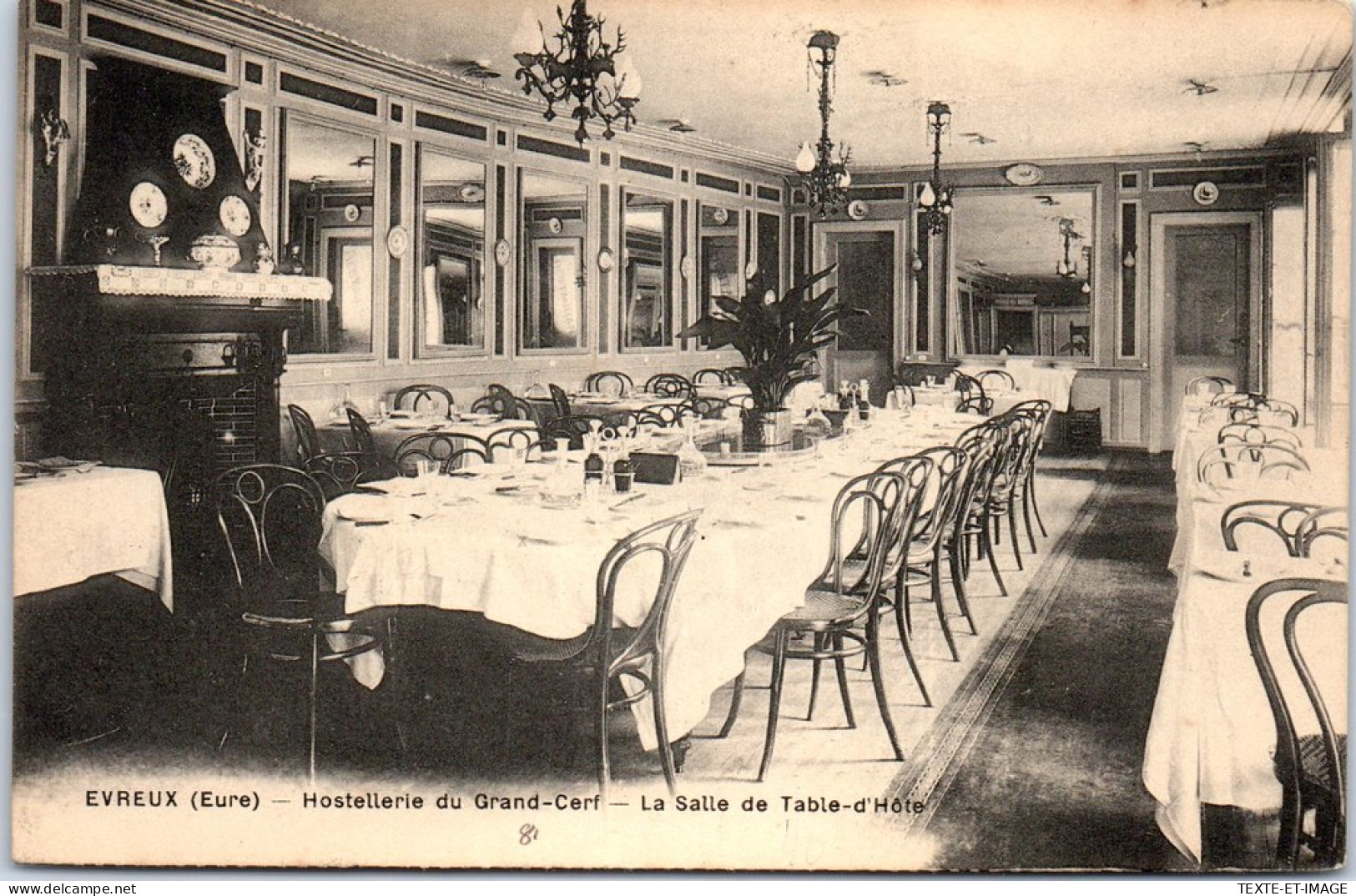 27 EVREUX - Hosyellerie Du Gran Cerf, Salle De Table D'hote - Evreux