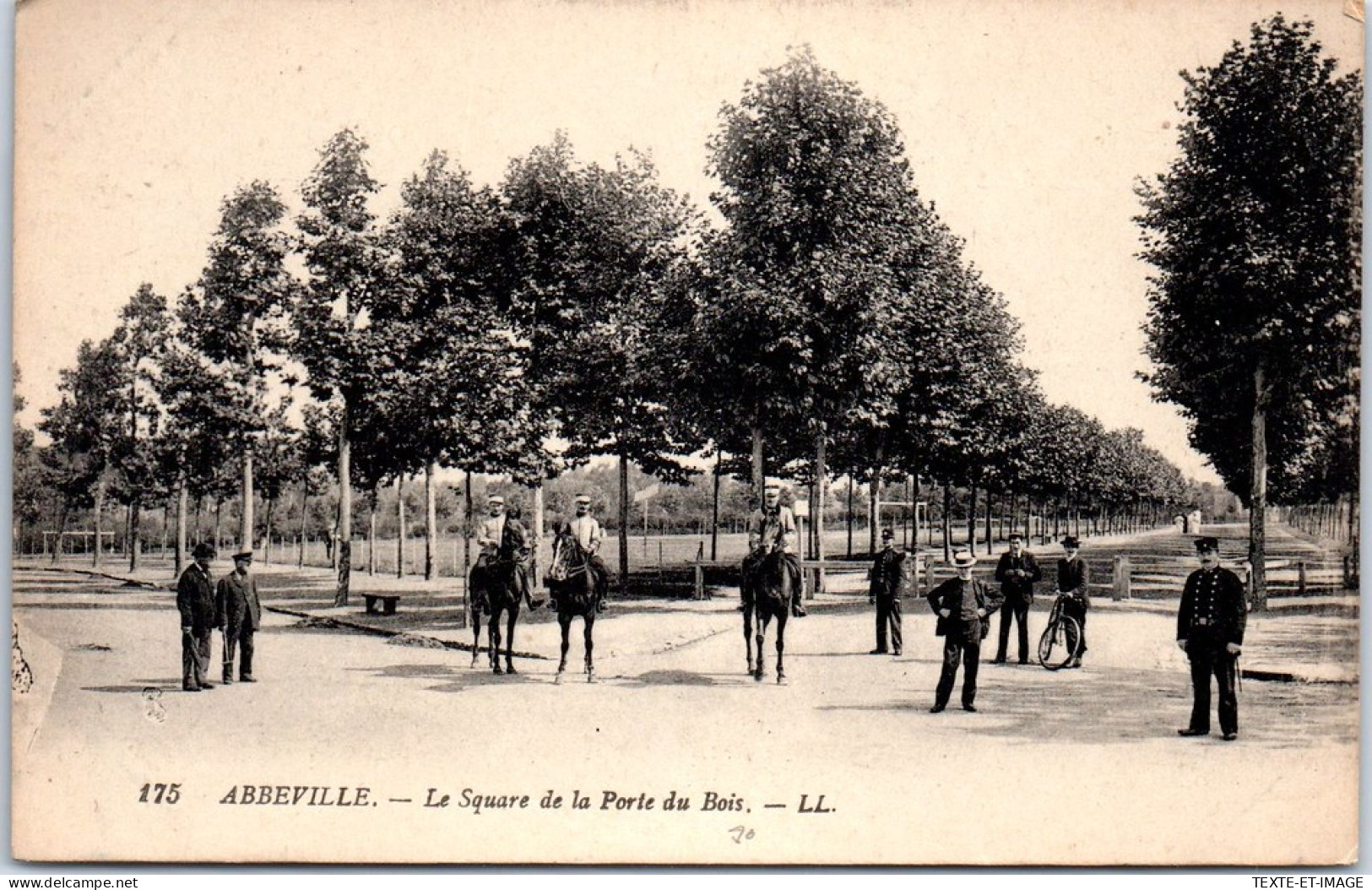 80 ABBEVILLE - Le Square De La Porte Du Bois  - Abbeville