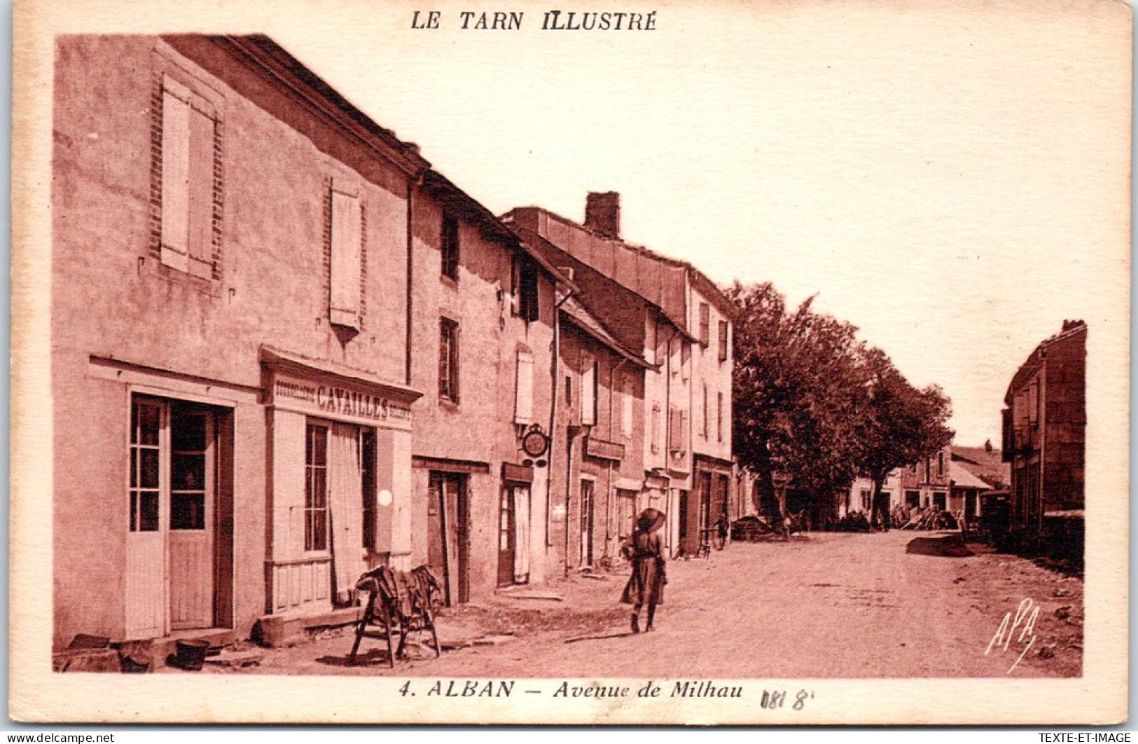 81 ALBAN - L'avenue De Milhau  - Alban