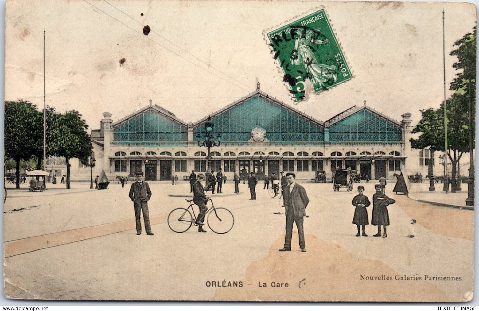 45 ORLEANS - Vue D'ensemble De La Place De La Gare  - Orleans