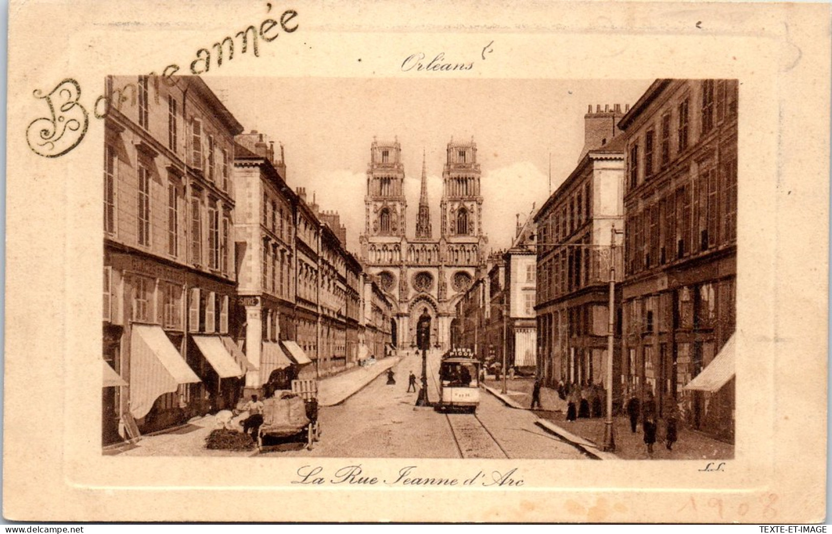 45 ORLEANS - La Rue Jeanne D'arc (Ed LL) - Orleans