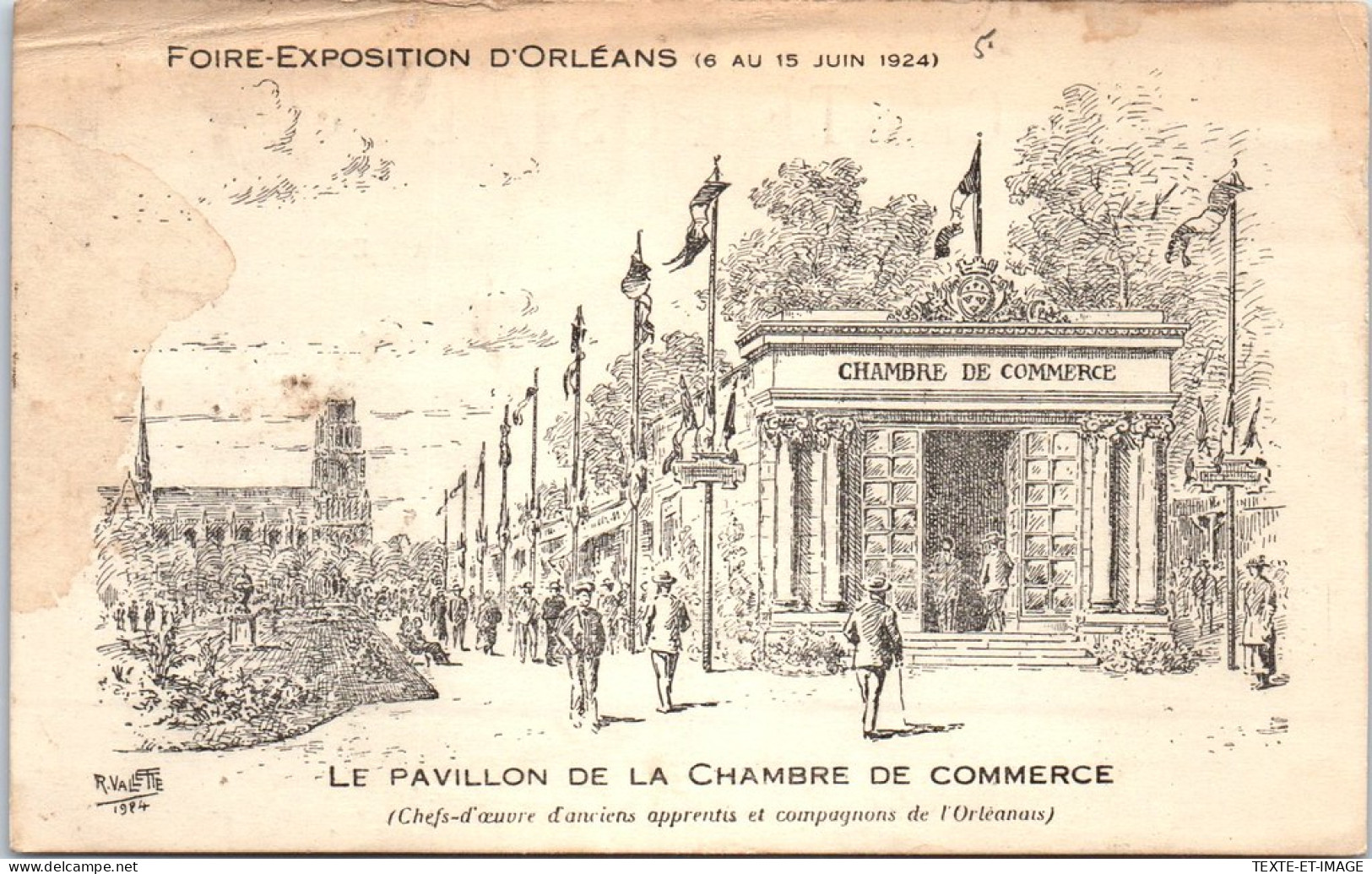 45 ORLEANS - Foire 1924, Pavillon De La Chambre De Commerce  - Orleans