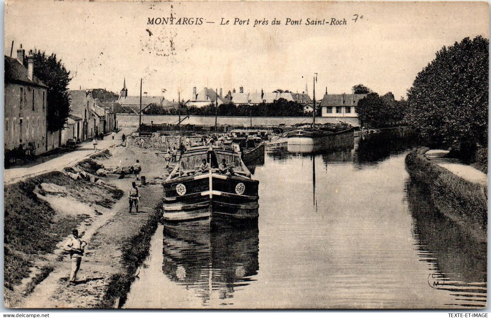 45 MONTARGIS - Le Port Pres Du Pont Saint Roch  - Montargis