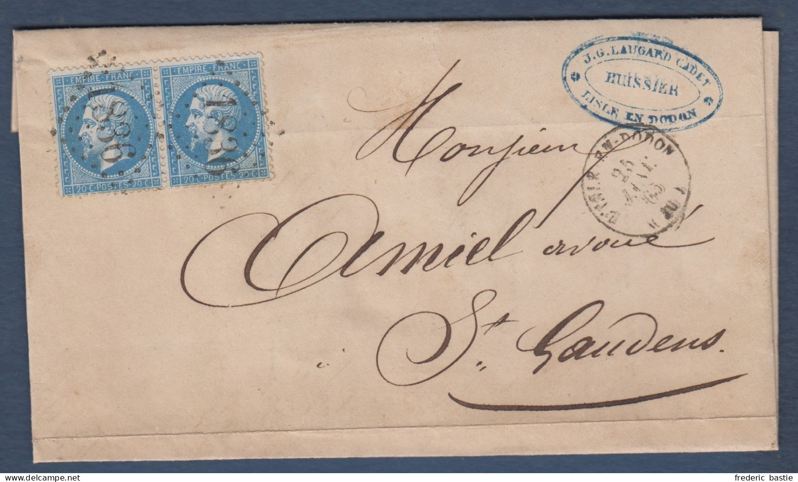 Haute Garonne -  G.C. 1836 Et Cachet 16  L' ISLE EN DODON - 1849-1876: Klassik