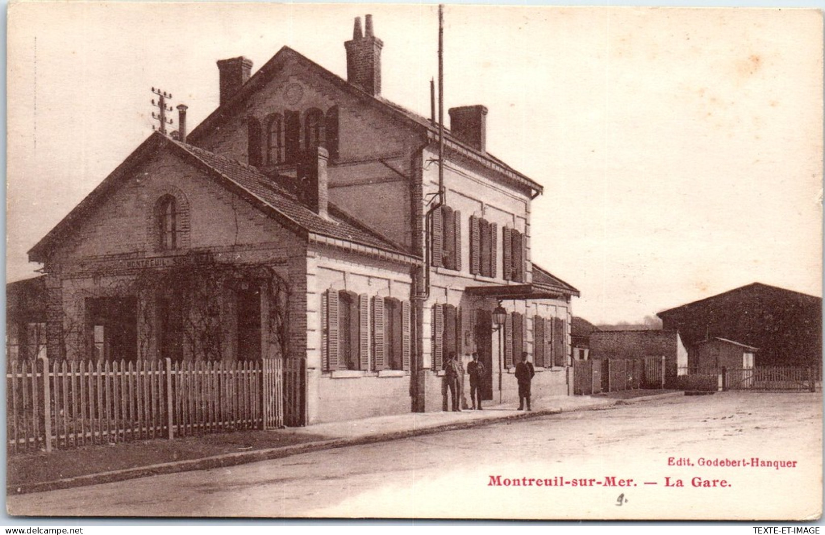 62 MONTREUIL SUR MER - La Gare.  - Montreuil